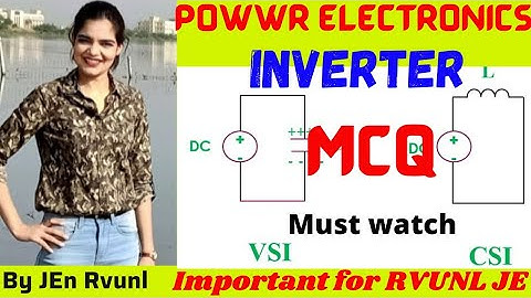 MCQ series on Inverter | Power electronics MCQ | Important for RVUNL, UPPCL, PSPCL, UJVNL, RSMSSB JE