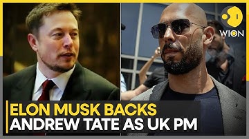 Elon Musk supports alleged sex trafficker Andrew Tate