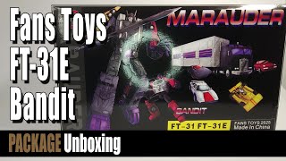 Unboxing: Fans Toys FT-31E Bandit [Dead End]: Rock FX Review