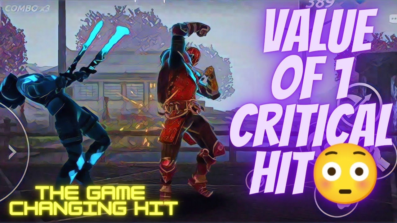 damn!😵‍💫 One critical hit can change the whole game 😂👌 maxed level