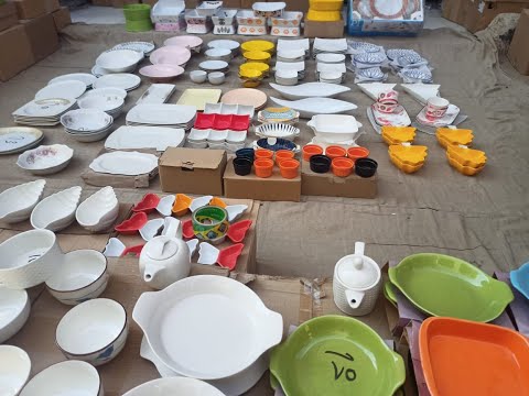 اتصدمت من اسعار البورسلين فى سوق الخميس بيتحط على النار مباشر جولة الخميس فى سوق المطريه