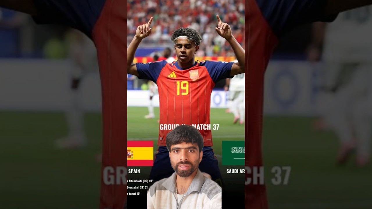 🔥 Spain 4-0 Saudi Arabia! Dominant Performance by Spain 🇪🇸⚽ #football #fifaworldcup #shorts