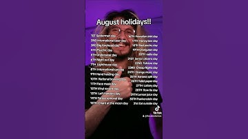 happy August!!  #holidays #calendarman #holiday #august #summer #calendar #date