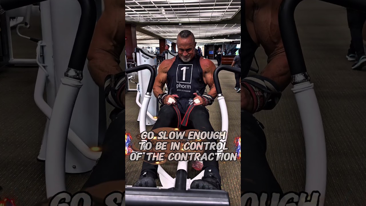 Go slow enough to be in charge of the contraction #motivation #workouttips #exercise #pump