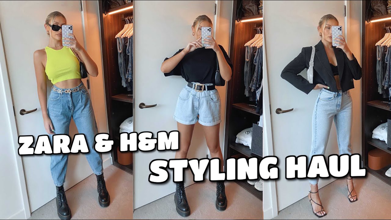 ZARA & H&M STYLING HAUL | SUMMER DENIM OUTFITS