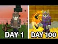 I Spent 100 DAYS in Blockman Go SkyBlock