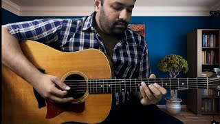 Video thumbnail of "LAAL ISHQ | ACOUSTIC COVER & GUITAR LESSON"