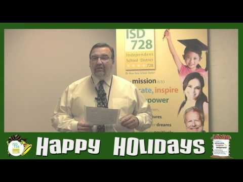 ISD 728 - Holiday greeting to parents and community