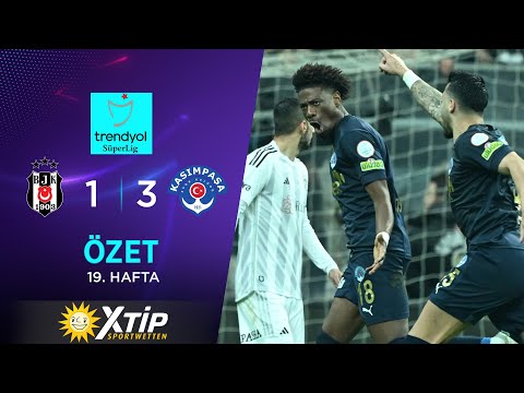 Merkur-Sports | Beşiktaş (1-3) Kasımpaşa - Highlights/Özet | Trendyol Süper Lig - 2023/24