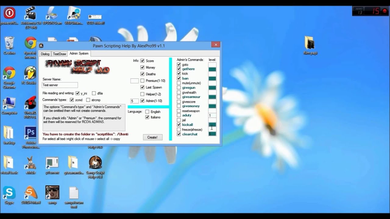 Pawn Script Help v2.0 beta - YouTube