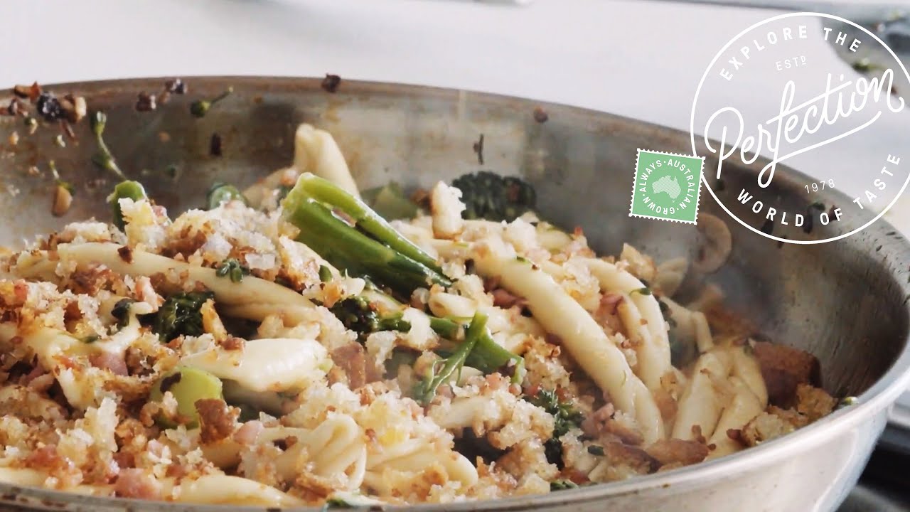 Silvia Colloca's Broccolini® Bacon Pangrattato - Ozharvest 