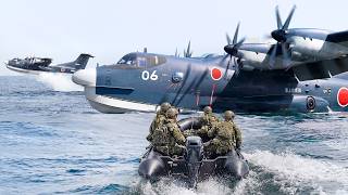 Why Japan Finally Used Its Gigantic $160 Million Amphibious Aircraft for the First Time