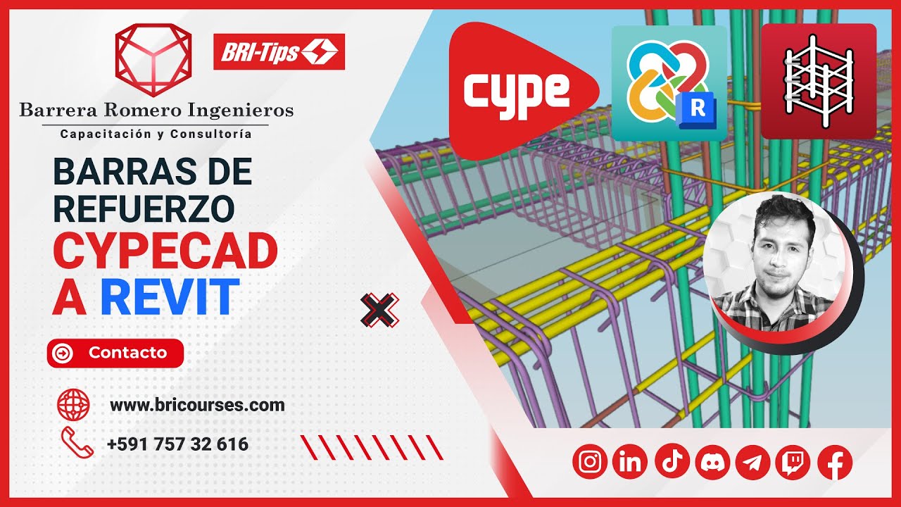 Exportar barras de refuerzo de CYPECAD a Revit