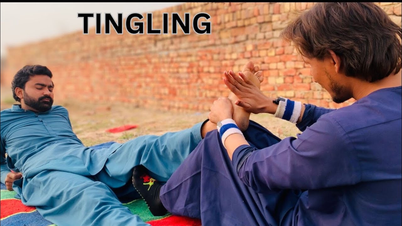 Asmr Foot Massage Sleep Therapy By Pakistani Street Barber 