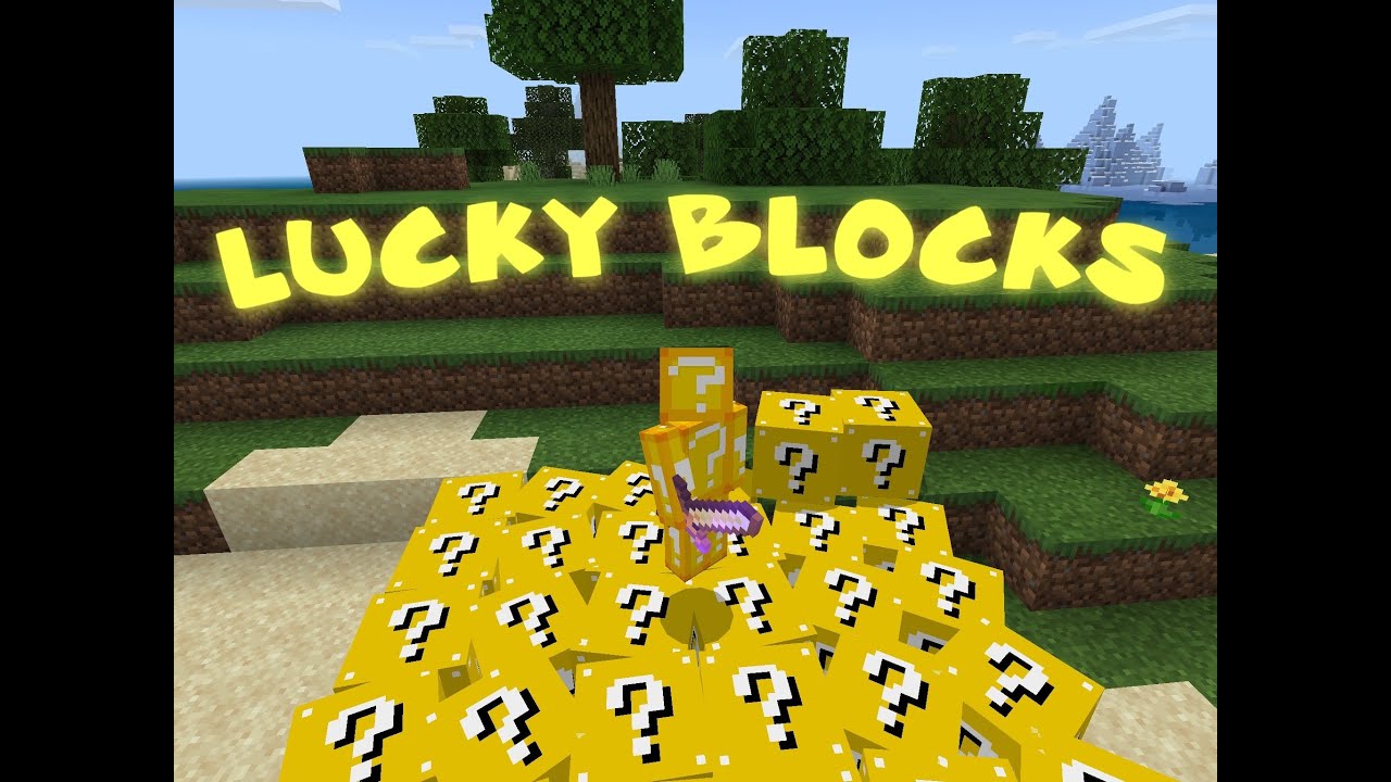 Максимальная удача в майнкрафт. Minecraft Lucky Block Addons.