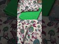 Kalamkari cotton dress material Top, bottom n duppata Pp 650+ s
