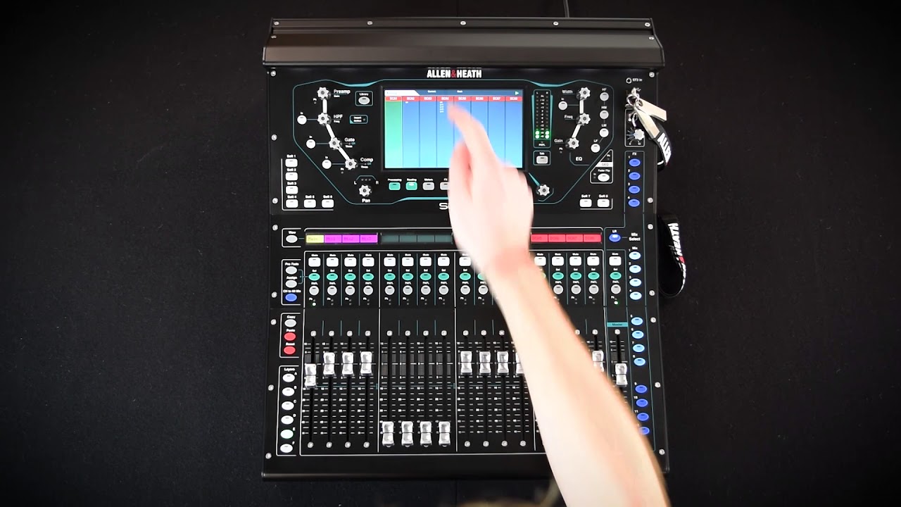 Allen & Heath SQ — DCA и Mute Groups