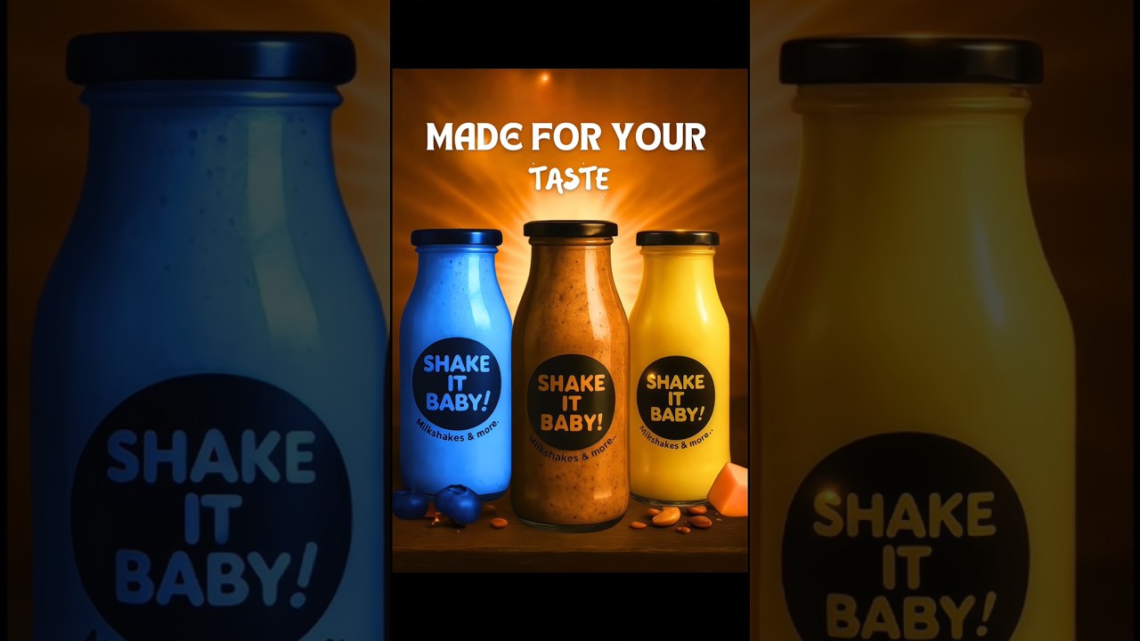 Ai commercial video Ad of Milkshake on Canva follow-@saasential_edge 