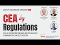 CEA Regulations 27th Jan 2024