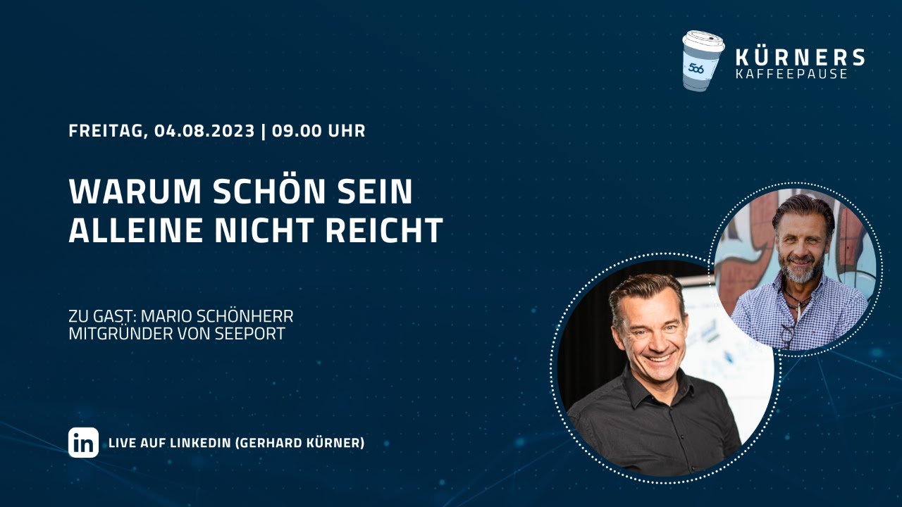 ☕️ Kürners Kaffeepause mit Mario Schönherr