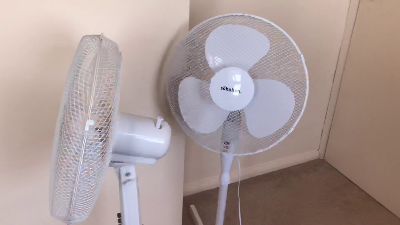 This is a 2011 B&Q 16 inch white oscillating pedestal fan YouTube