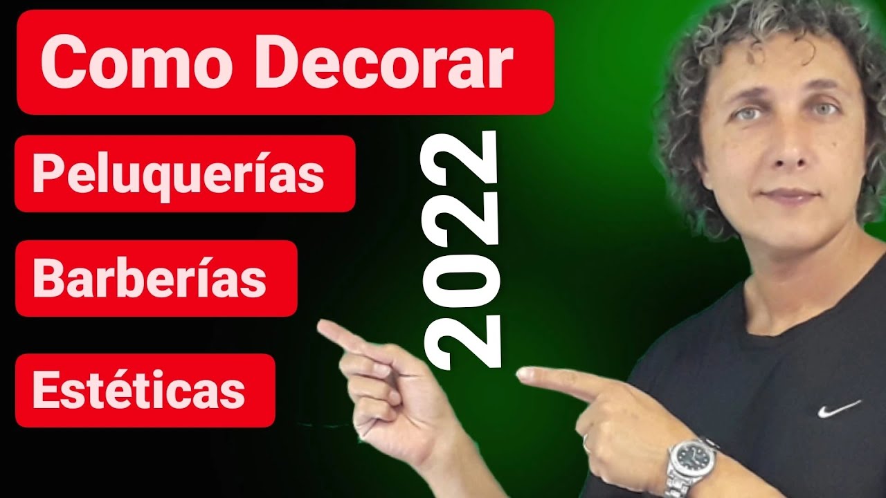 Como DECORAR una PELUQUERÍA 2022 🔴 [ Barbería o Estéticas ]