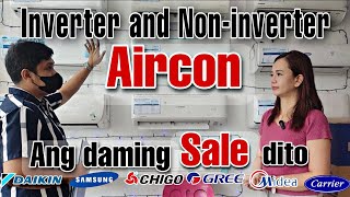 Inverter Aircon and Noninverter Aircon, specs at presyo/ Best Finds TV