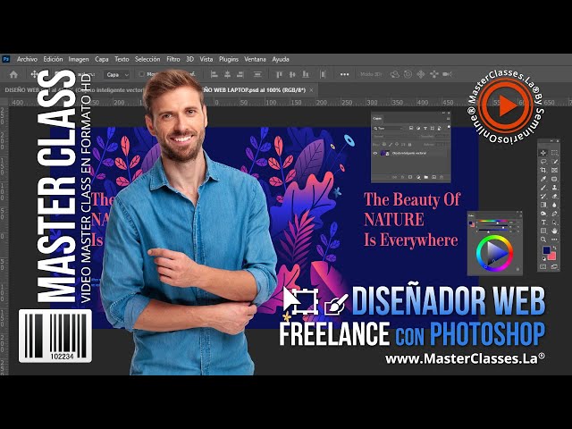 Diseñador Web Freelance con Photoshop - Crea páginas atractivas.