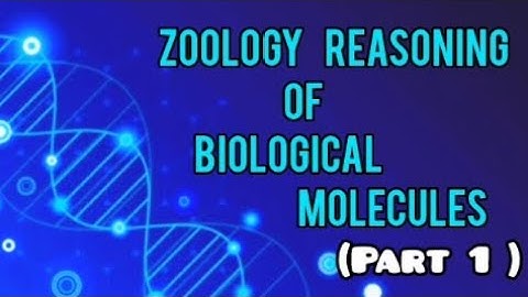 Class 11 Zoology Reasoning Of Biological Molecules | Zoology Reasoning |Class 11| Endless Education|