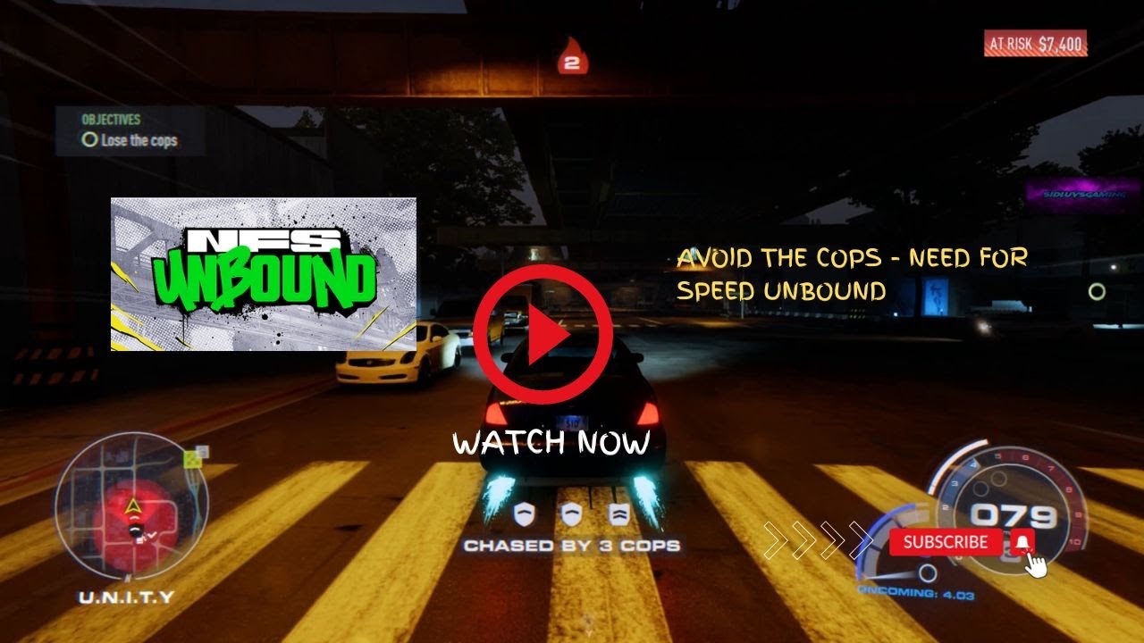 Avoid the Cops - Need for Speed Unbound 2022 PC Gameplay - YouTube