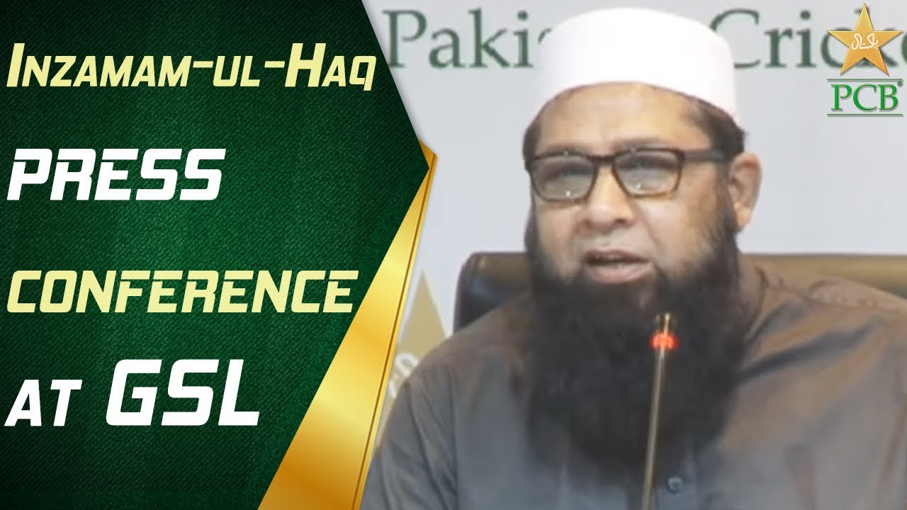 Inzamam ul Haq press conference at GSL | PCB