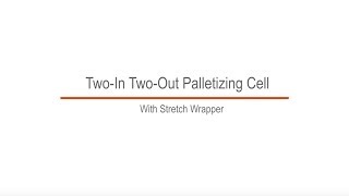 Flexicell - Dual Palletizer Cell & Stretch Wrapper