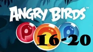 Angry Birds Pop Levels 16 To 20 Walkthroughs - Intellectual Games