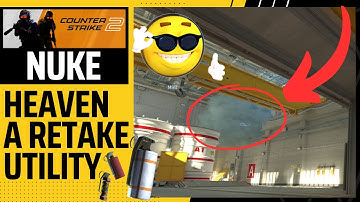 CS2 Nuke | Insane A Retake Smoke from Heaven (+extra utility)