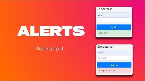 Bootstrap - Alerts