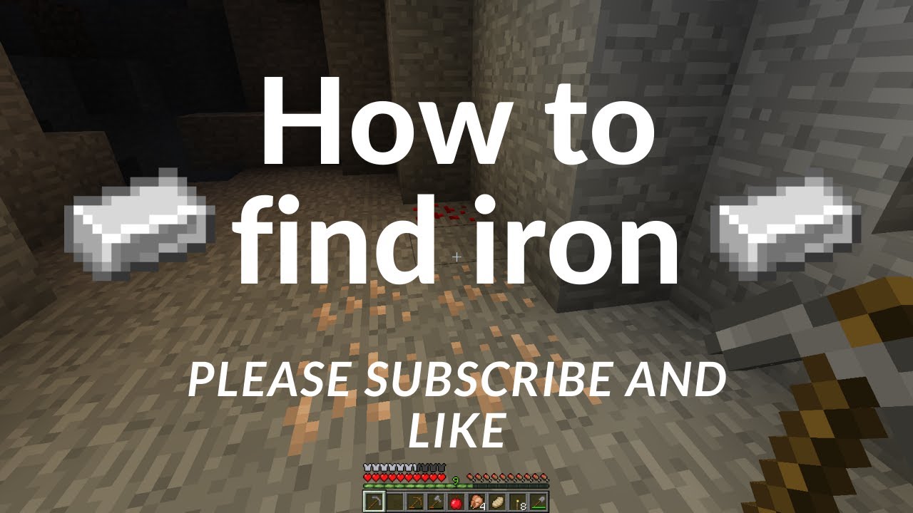 How to find iron in Minecraft - YouTube