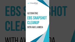 Delete AWS Snapshots Automatically / Stop EC2 Snapshot Costs With Lambda
