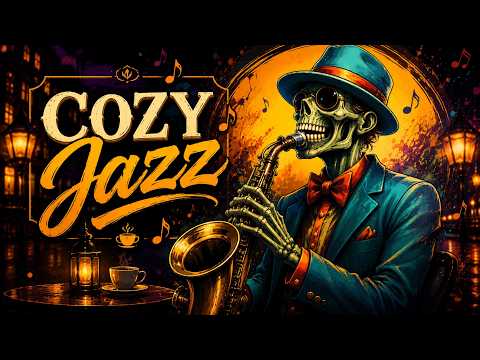 🎷 Cozy Jazz ☕ Relaxing Coffee Shop Ambience for Studying, Working & Rainy Nights