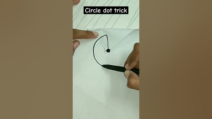 Challenge:draw a dot and a circle without lifting out your pen #viral #mustwatch