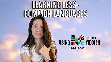 How to Learn Less Popular Languages | how to use Mango Languages free for Yiddish!