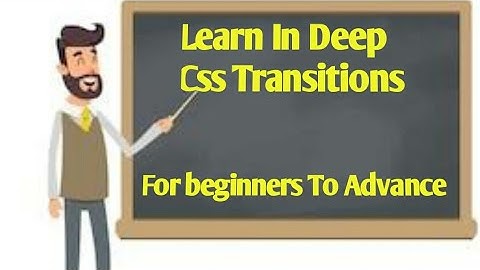 Html & Css Tutorials#21 2021 Css Transitions in hindi/urdu Web Designing