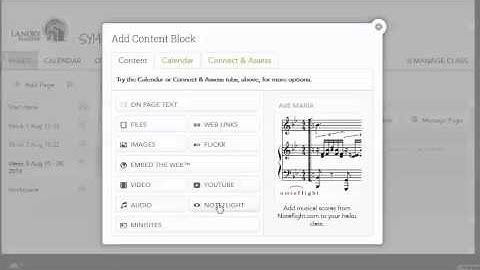{LA} Haiku - Setting up class pages