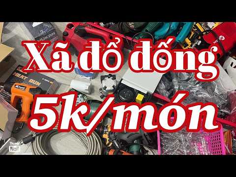 💥Xã Đổ đống 5k/món máy laze RỬA XE Pin Mài 2 đá máy khò kapusi hút bụi MÁY HÀN kìm điện nhật…