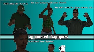 GTA San Andreas - All Unused Dialogues (Part 1)