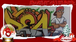 Graffiti Advent Calendar #8 - How to draw hip hop graffiti character