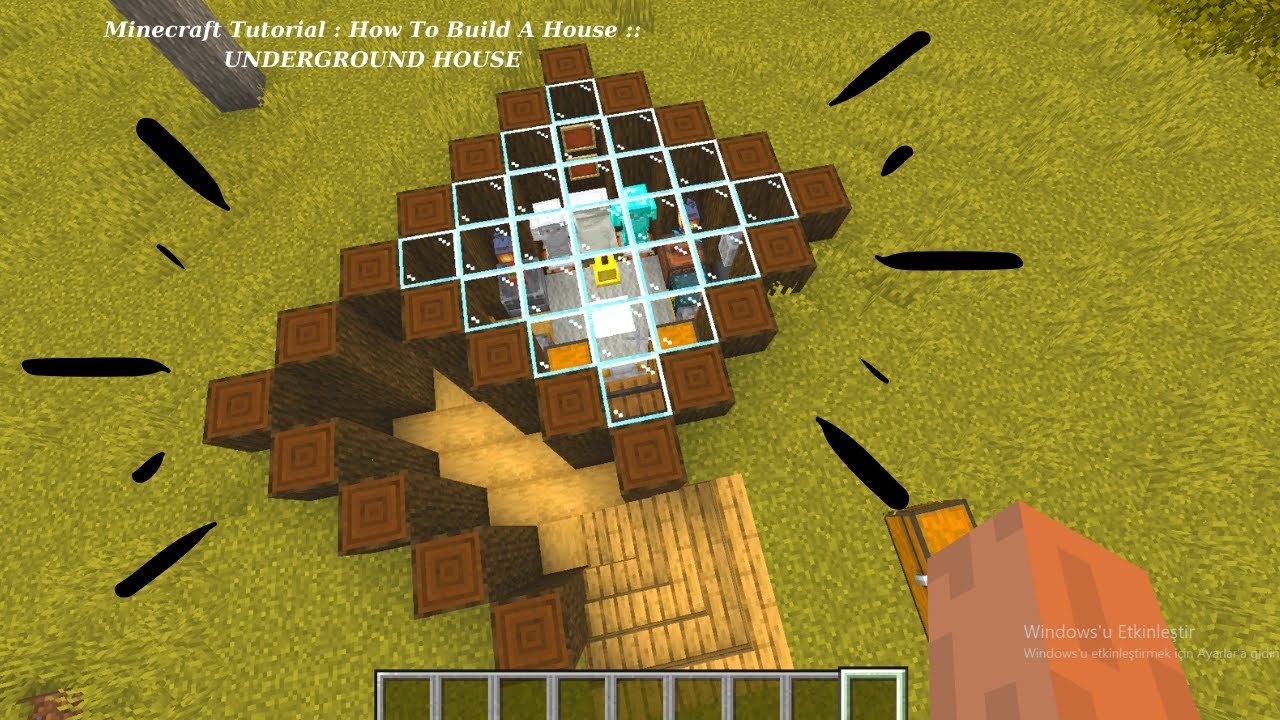 Minecraft Tutorial How To Build A House UNDERGROUND HOUSE 2 YouTube