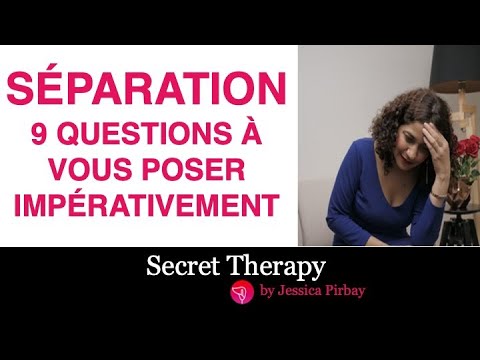 Vidéo: 9 Questions à Répondre Avant Le Divorce