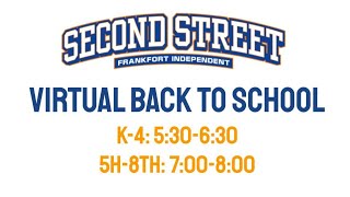 Virtual Back to School Night!