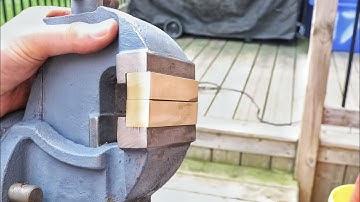 How I Made Brass Vise Jaws