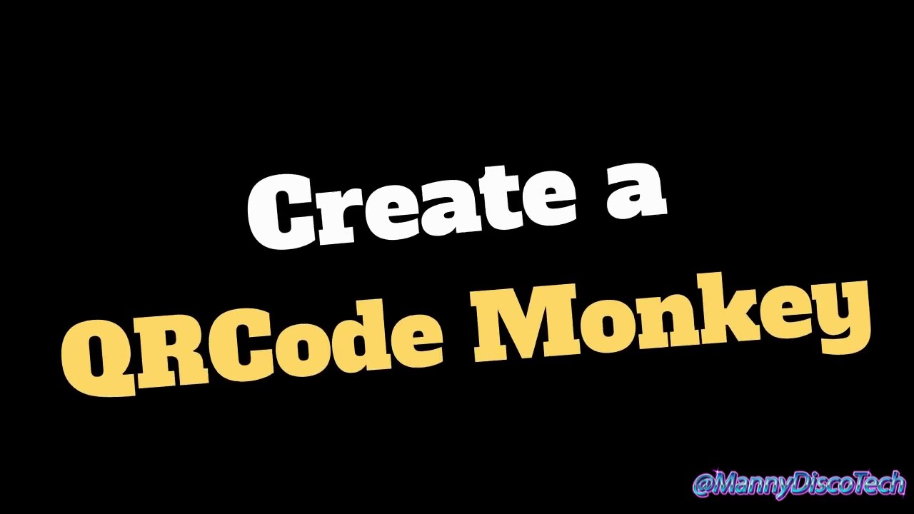 Create a QR Code Monkey [StepbyStep tutorial] YouTube